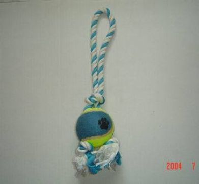 Rope Tug Ring With Balls (9886) 